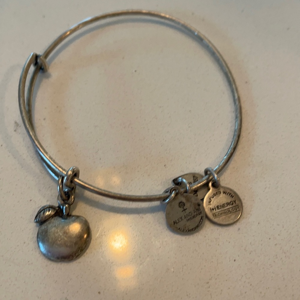 Alex and Ani bracelet (apple charm)